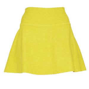 NWT BEYOND YOGA LEMON YELLOW TIEBREAKER TENNIS PÁDEL PICKLEBALL RUN SKIRT SKORT